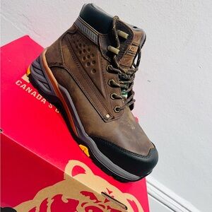 Kodiak Men's Dark Brown Leather Boots